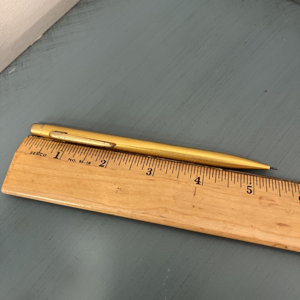 Vintage Moore Gold Tone Clutch Mechanical Pencil